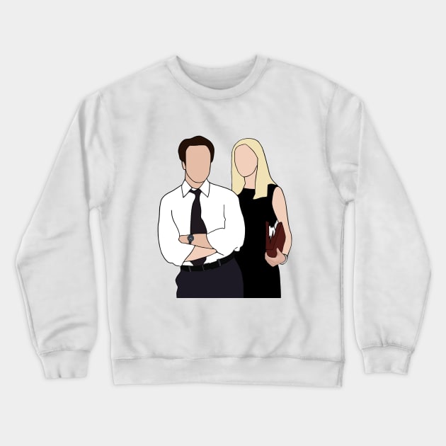 donna moss and josh lyman Crewneck Sweatshirt by aluap1006